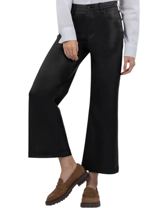 Kut From The Kloth - Meg Coated High Rise Wide Leg Pants