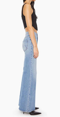 Mother Tab Roller Skimp Jeans in fight for your right 1 - women's jeans - detail view