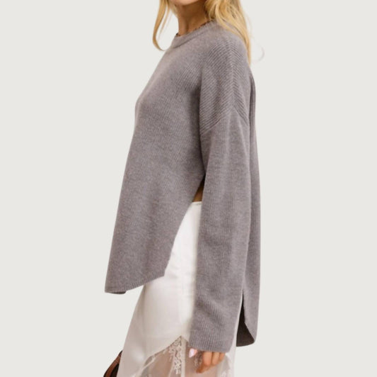 Mimosa - Tatum Side Slit Sweater