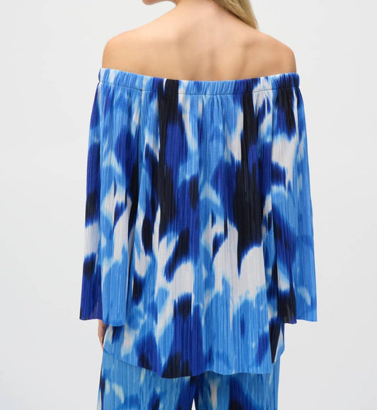 Joseph Ribkoff - Pleated Off The Shoulder Top