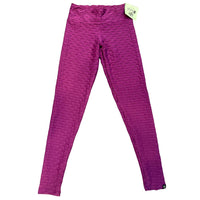 BBrazil Clothing Basket Weave Jacquard Long Leggings in magenta - women's pants - view 4