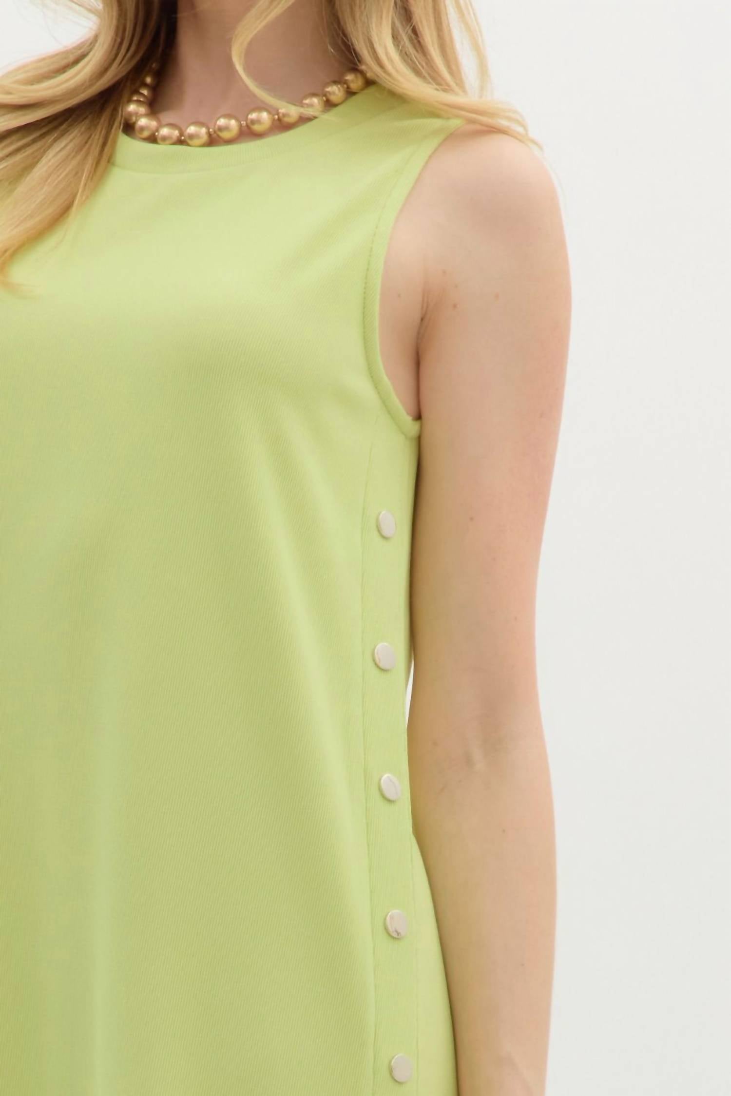 Entro - Solid Rib Textured Midi Dress