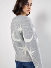 Apricot - Constellation Long Sleeve Sweater