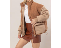 Hyfve - Reversible Fur Puffer Jacket