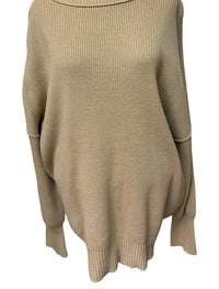 Blu Pepper - Women's Mock Neck Ribbed Sweater