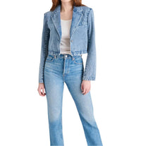 STEVE MADDEN Tarin Denim Blazer in blue - women's jacket - view 4