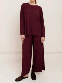 Paper Label - Modal Wide Leg Crop Pants