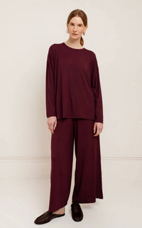Paper Label - Modal Wide Leg Crop Pants