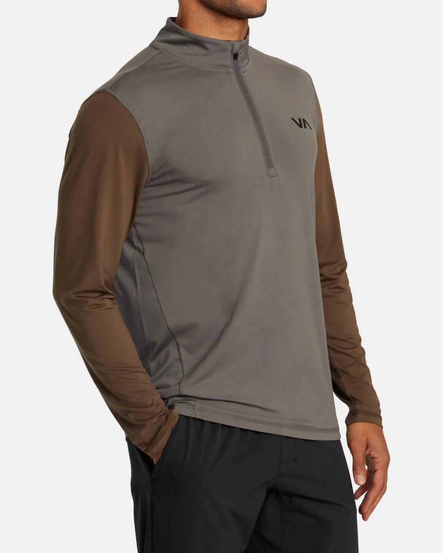Rvca - Sport Vent Half Zip Pullover
