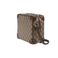 Gucci - Men's Gg Supreme Shoulder Bag With Leather Details
