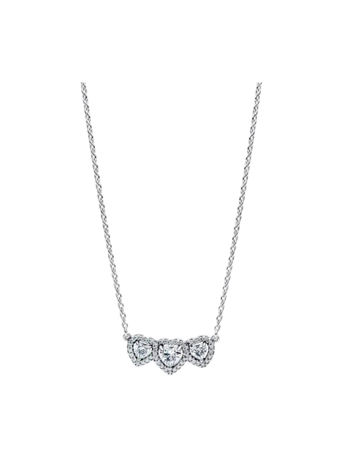 Pandora - Halo Heart Trilogy Collier Necklace