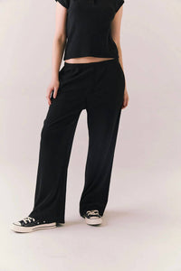 Chaser Women's Harper Joggers in black - women's pants