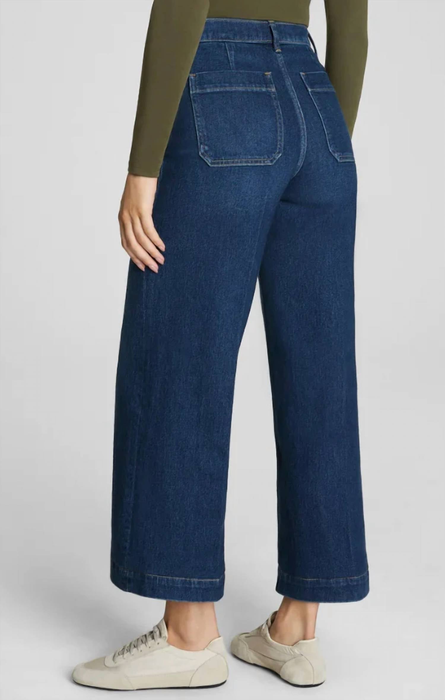 Spanx - Crop Wide Leg Jeans