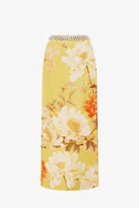 Leo Lin - Kyra Embellished Midi Skirt