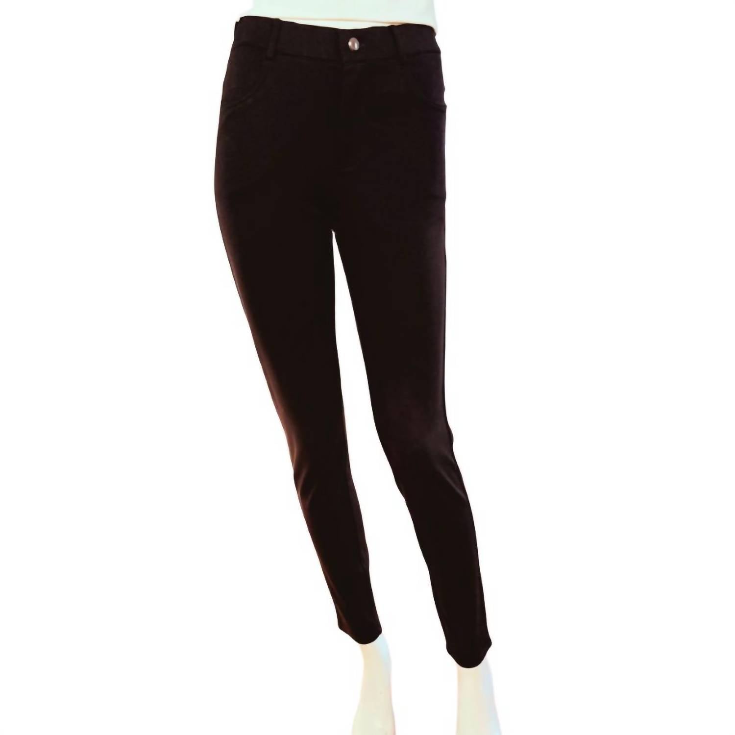 T Tahari - Women's Front Zipper Straight Leg Pants