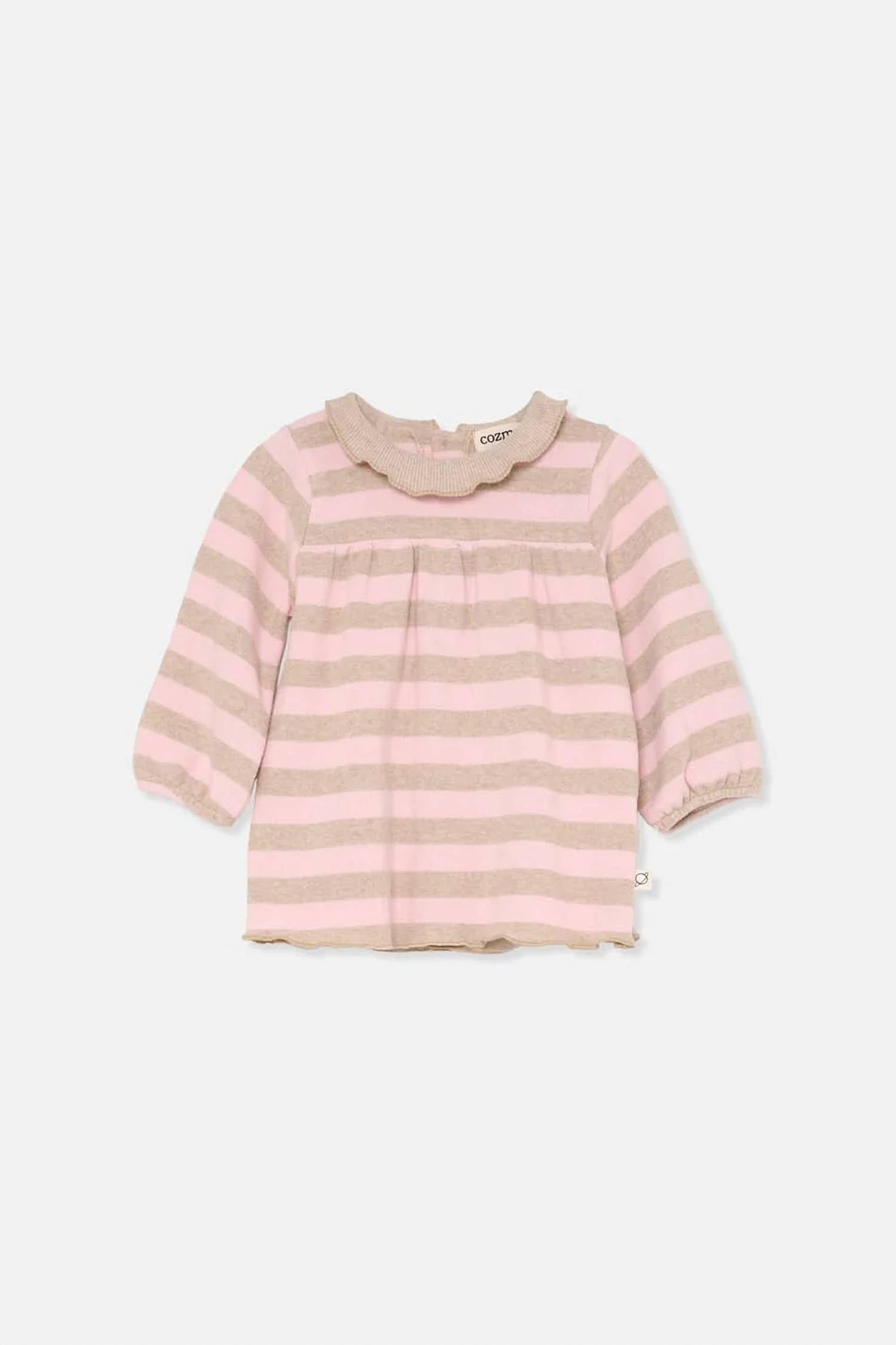 Cozmo - Girl's Wide Stripes Baby Dress