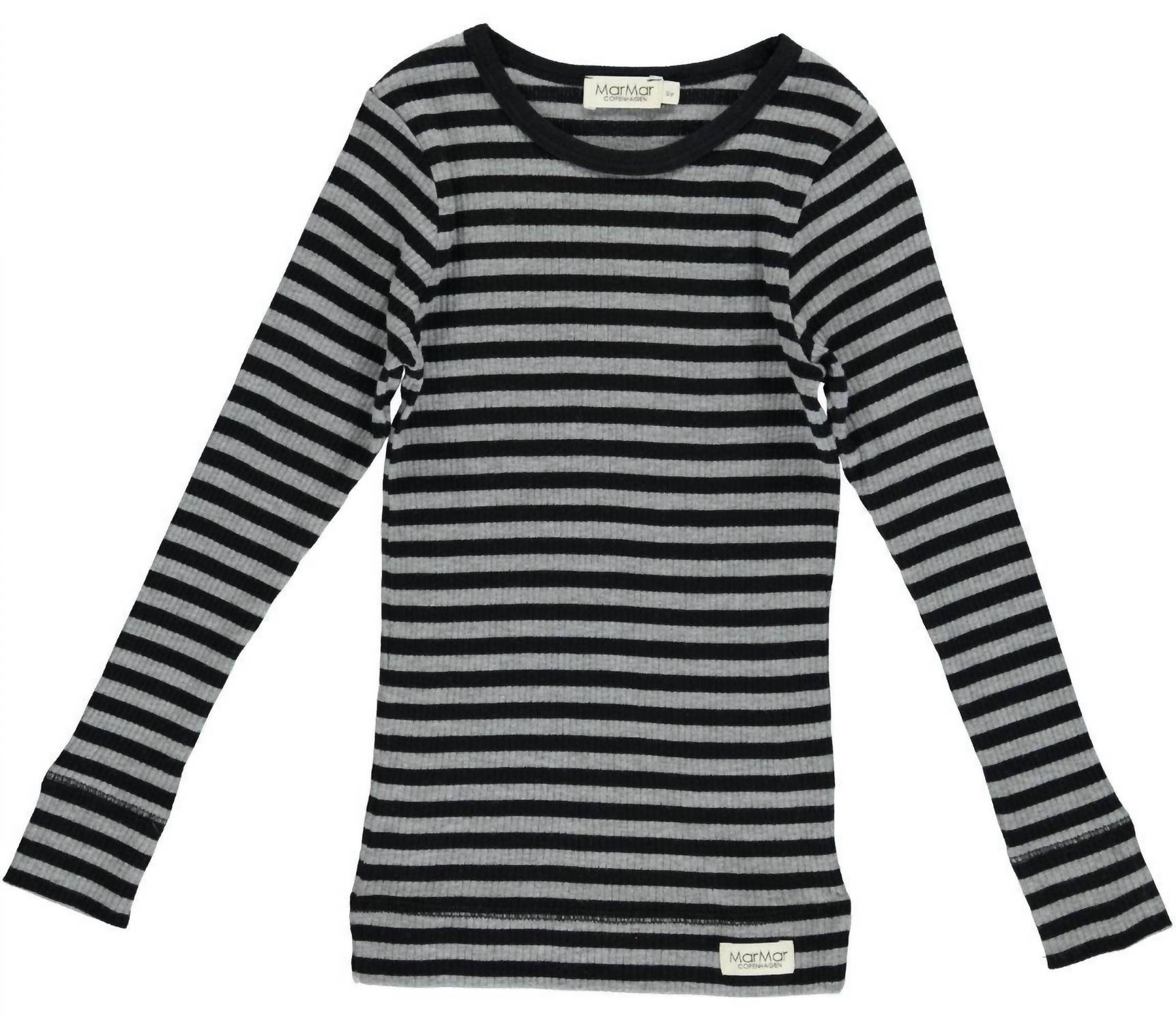 BOYS STRIPED RIBBED LONG SLEEVE SHIRT