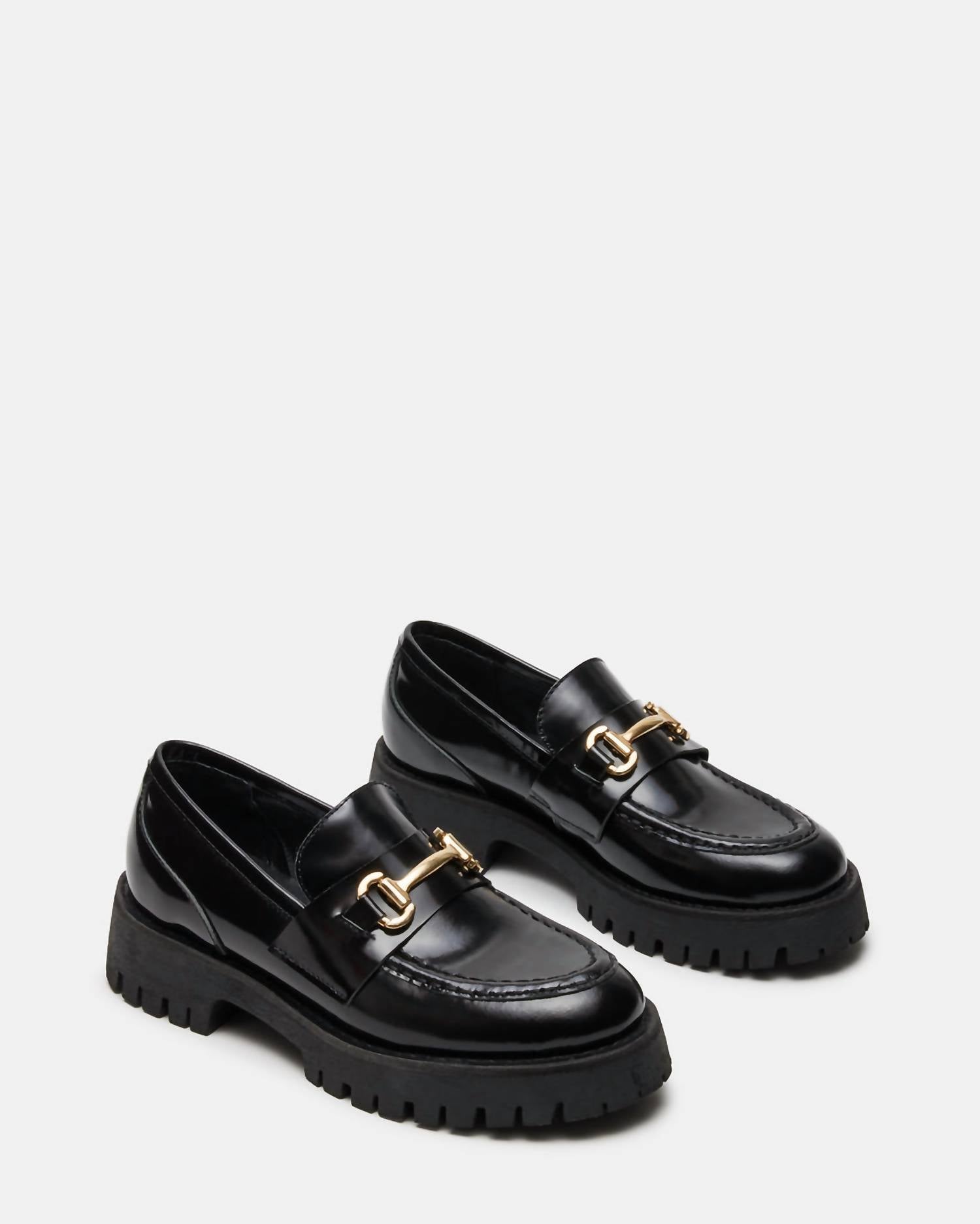STEVE MADDEN Women's Lando Loafers in black - women's flats