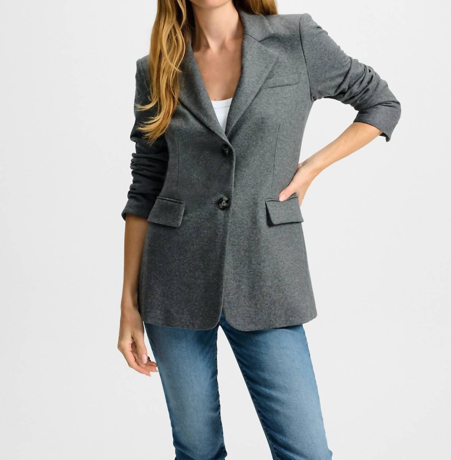 Veronica Beard - Ryanne Wool Jersey Jacket