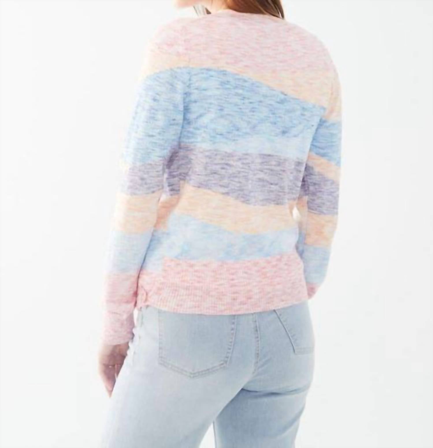 Fdj - 3 Way Long Sleeve Cardigan - Plus