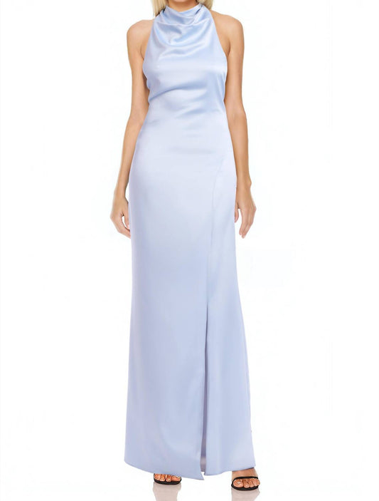 Badgley Mischka - DALEY HALTER NECK GOWN