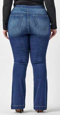 Cello - Mid Rise Flare Jeggings - Plus