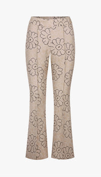 Smythe - Cropped Pintuck Pant