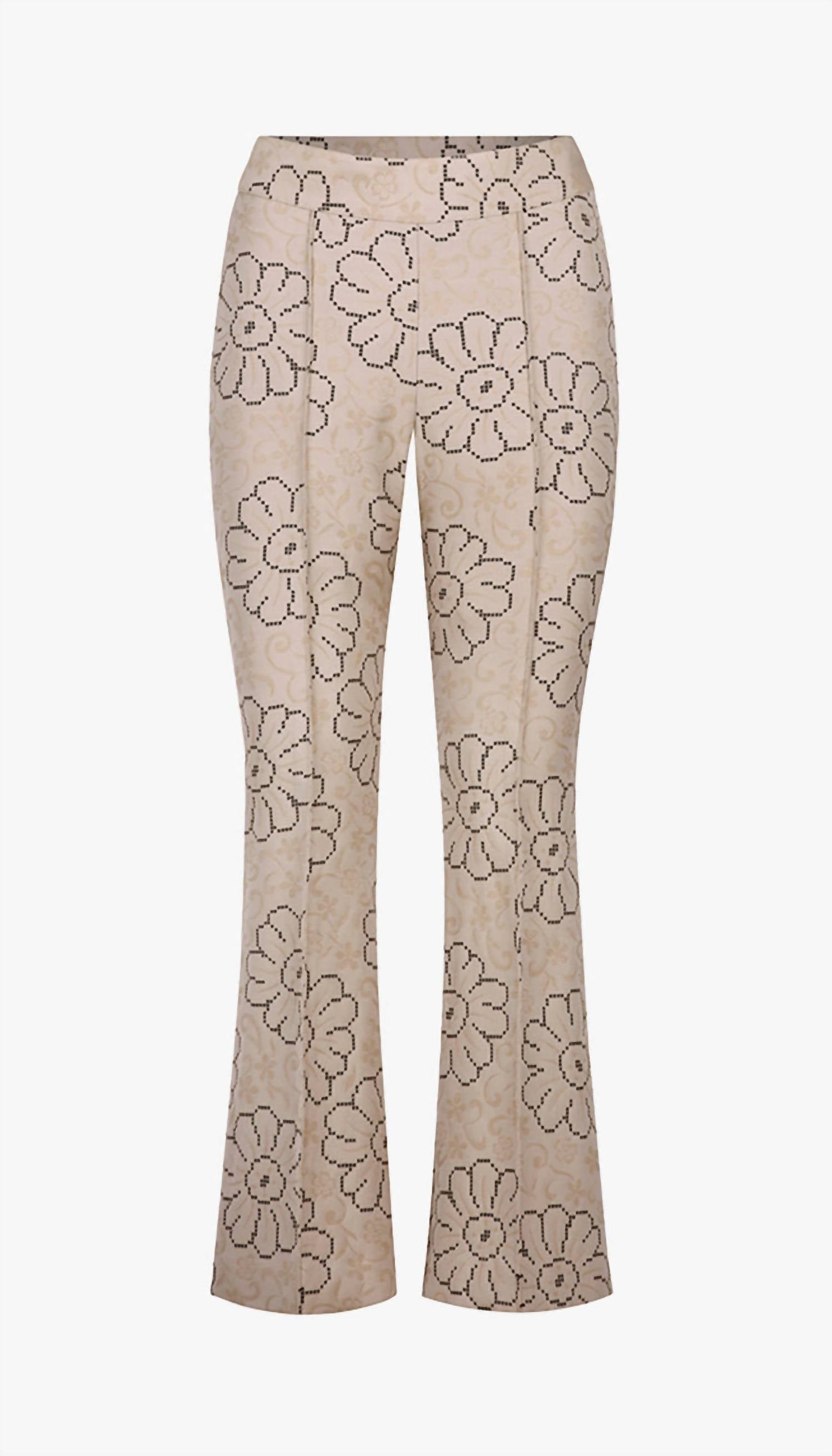 Smythe - Cropped Pintuck Pant