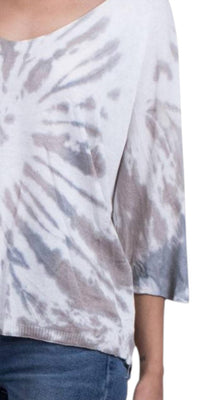 Gigi Moda - Petunia Scoop Neck Tie Dye Sweater