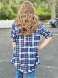 Adora - More Glam Less Grunge Flannel Top