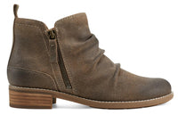 EARTH Women's Nadya Round Toe Casual Booties in dark brown - women's shoe