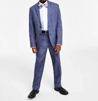 Tommy Hilfiger - Big Boys Tonal Windowpane Jacket