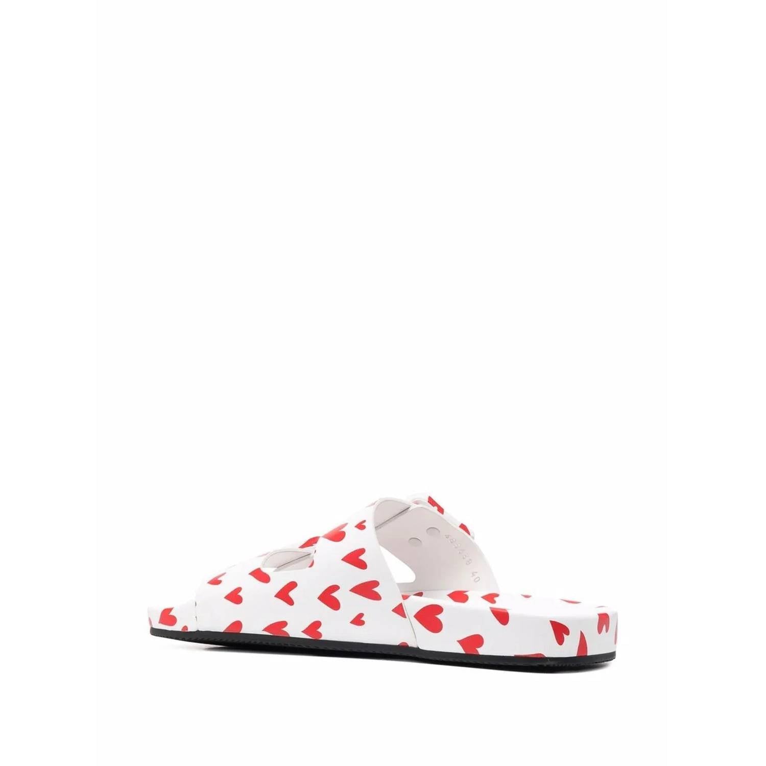 Balenciaga - Women's Logo Print Mallorca Flat Sandals