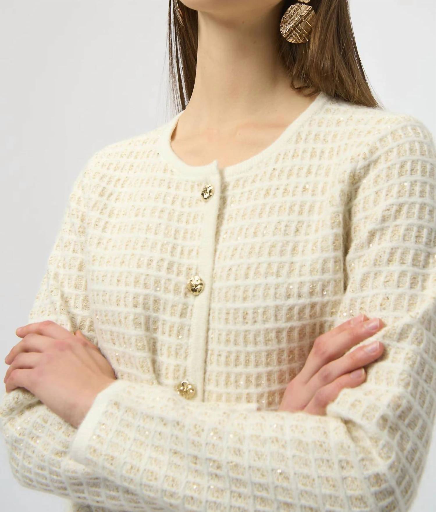 Joseph Ribkoff - Long Dolman Sleeves Cardigan