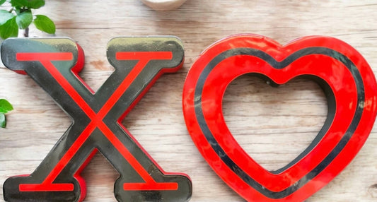 Burton + Burton - “XOXO” Sign Shelf Decor