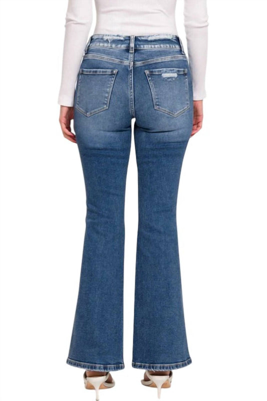 Zenana - Fabulous Front Seam Stretch Bootcut Jeans