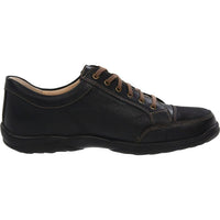 Finn Comfort Men's Alamo Leather Shoes in schwarz black bison buggy 1 - men's loafer - detail view