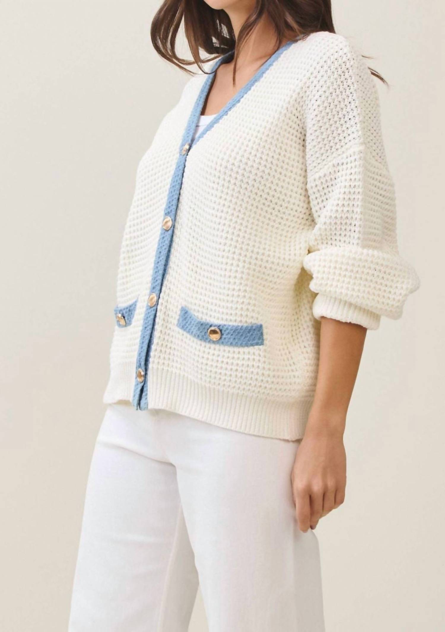 Able - Contrast Cardigan