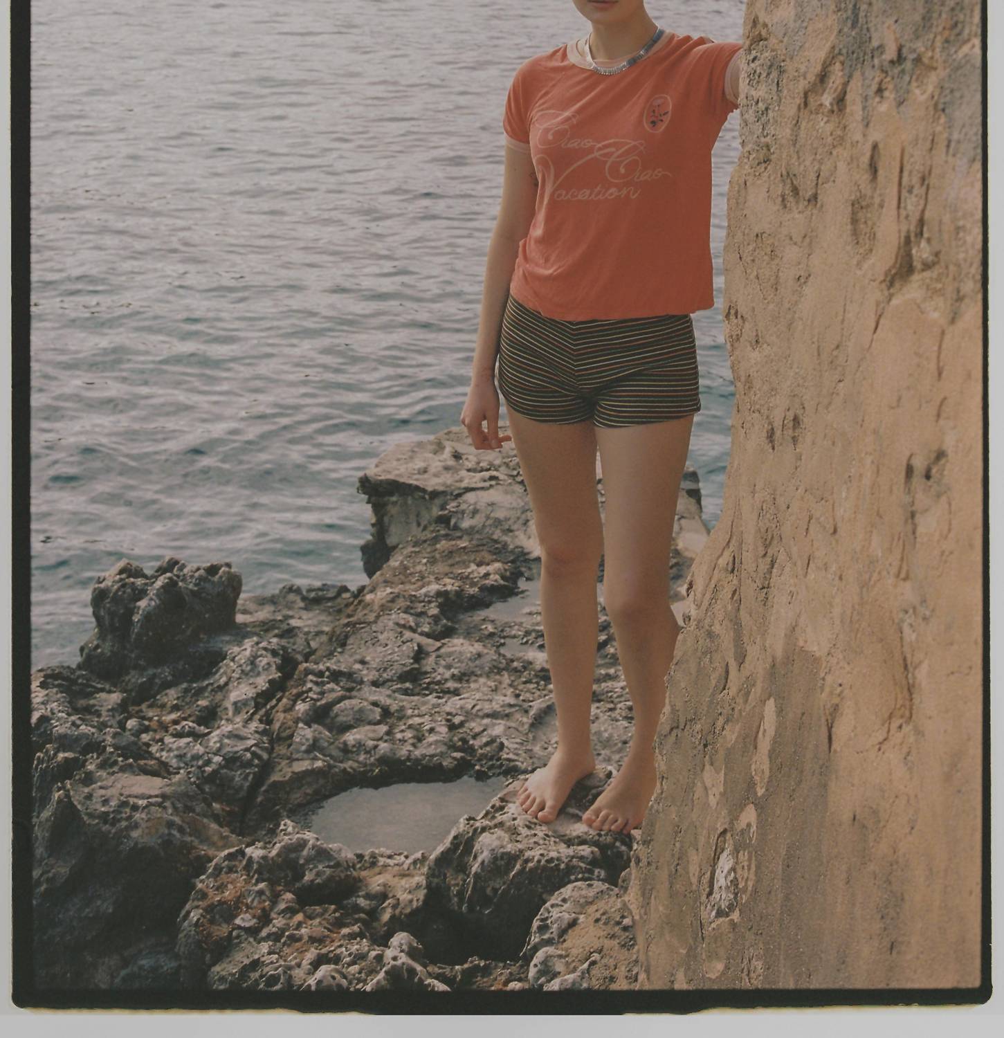 Ciao Ciao Vacation - Corsivo Raglan Ringer Tee