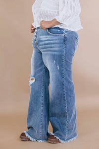 Risen - Wilder Wide Leg Mid Rise Jean