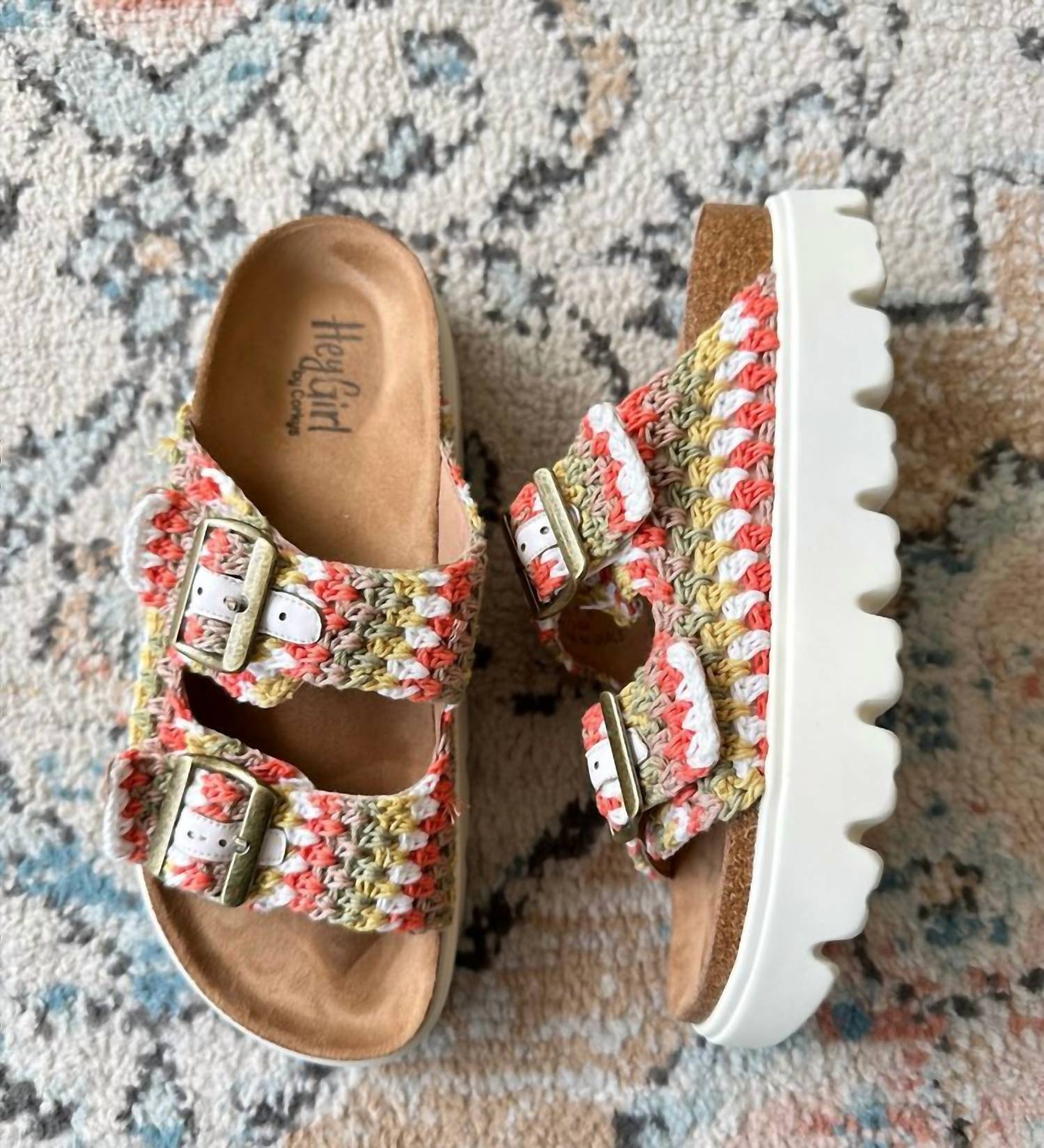 Hey Girl By Corkys - Women's Rumor Has It Macrame Sandals