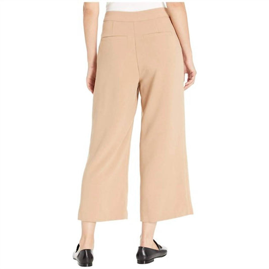 Riga Button Front Wide Leg Trouser