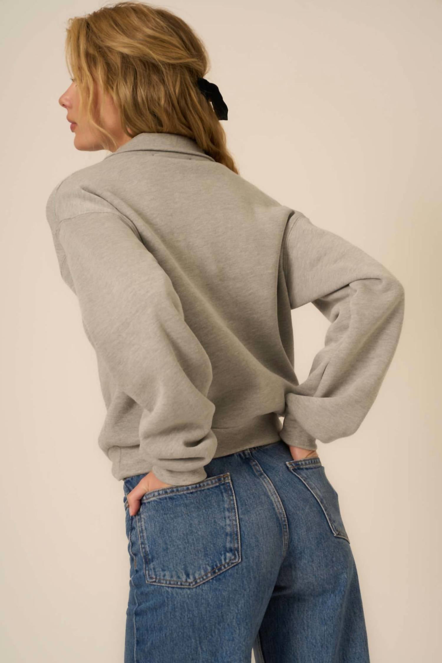 Project Social T - Ski Club Half Zip Sweatshirt