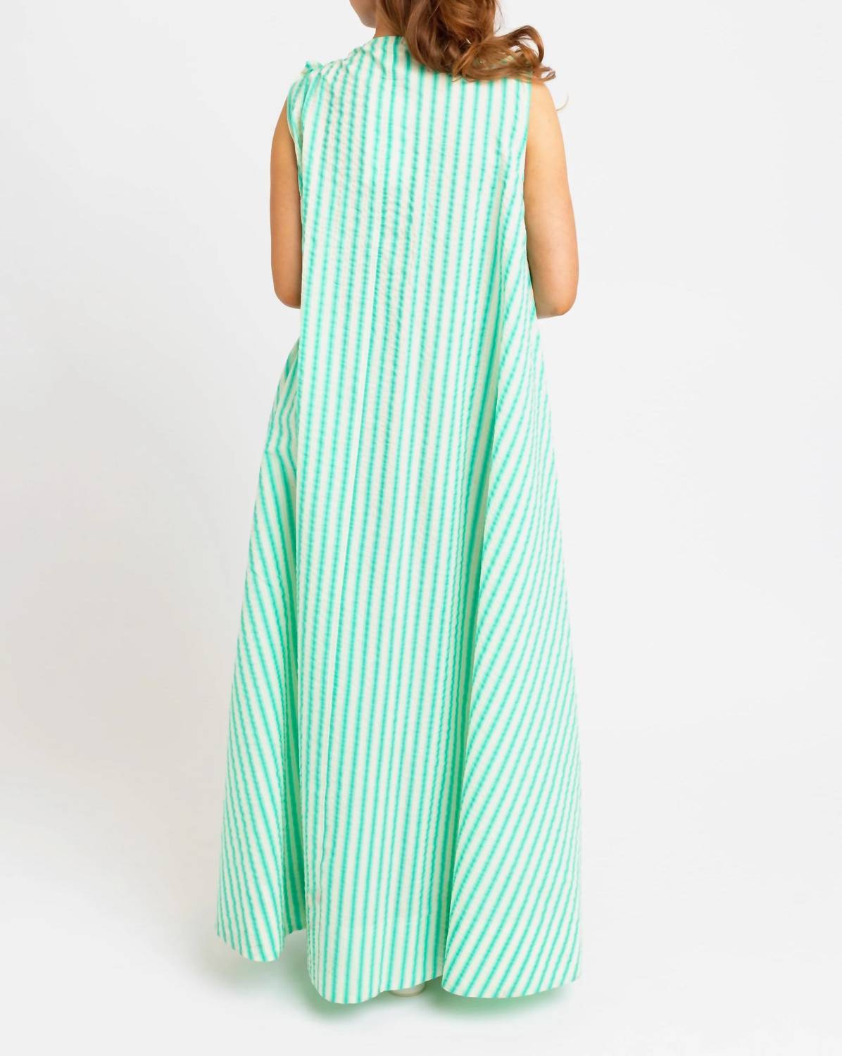 Karlie - Scoop Neck Stripe Maxi Dress