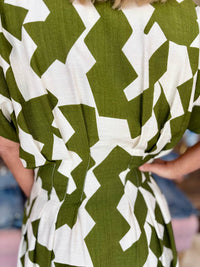 Thml - Geometric Printed Midi Dress