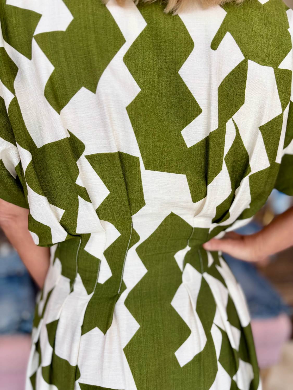 Thml - Geometric Printed Midi Dress