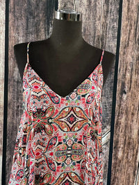 Rayon T Back Maxi Resort Wear Dress With Front Pockets