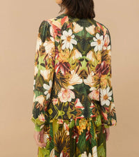 Farm Rio - Knit Botanical Forest Cardigan