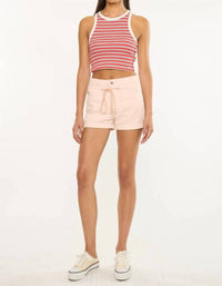 Kancan - High Rise Belt Detail Shorts