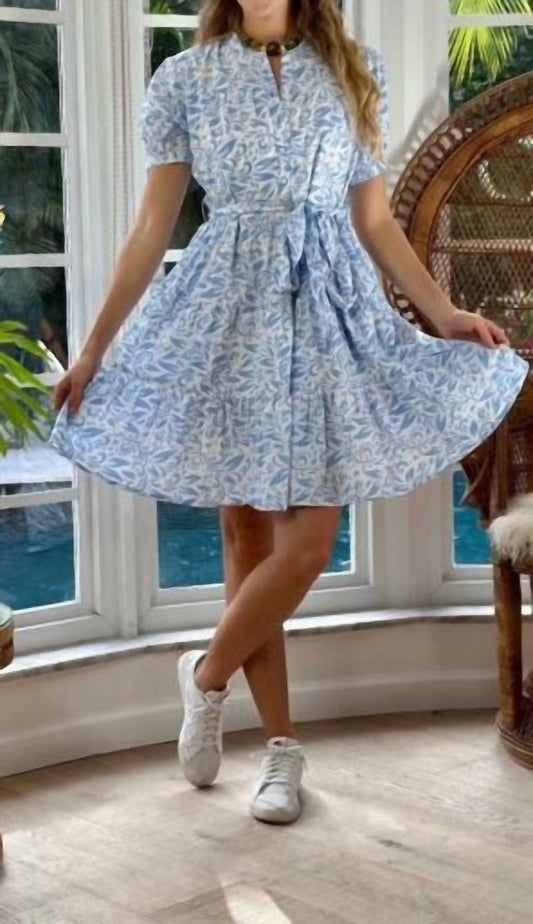 Just Darviny - Ibiza Short Sleeve Mini Dress